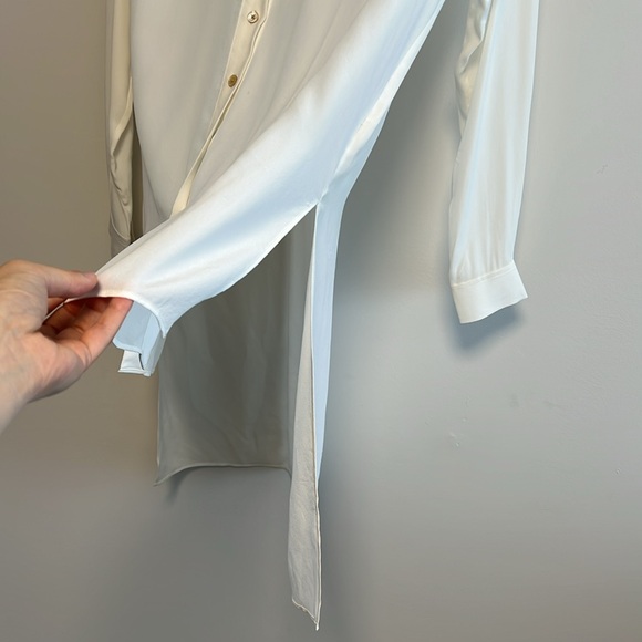 Aritzia Wilfred white silk top sz xxs worn once - Picture 4 of 6
